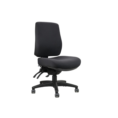 Ergo Air Chair in Black Fabric