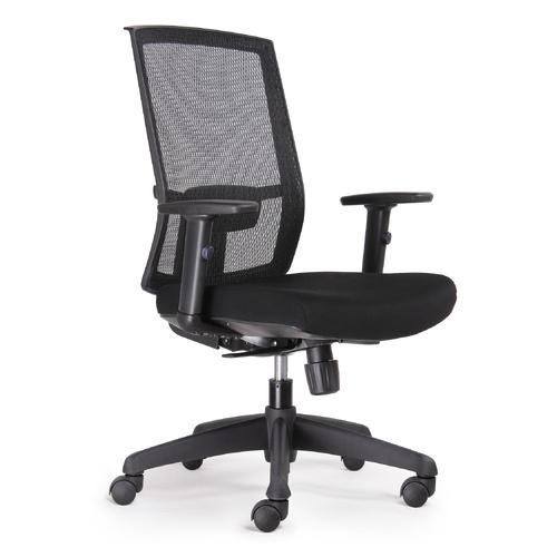 Kal Task Chair in Black Fabric