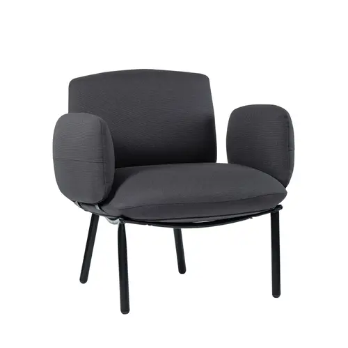 Konfurb Nebu Armchair - Grey Fabric